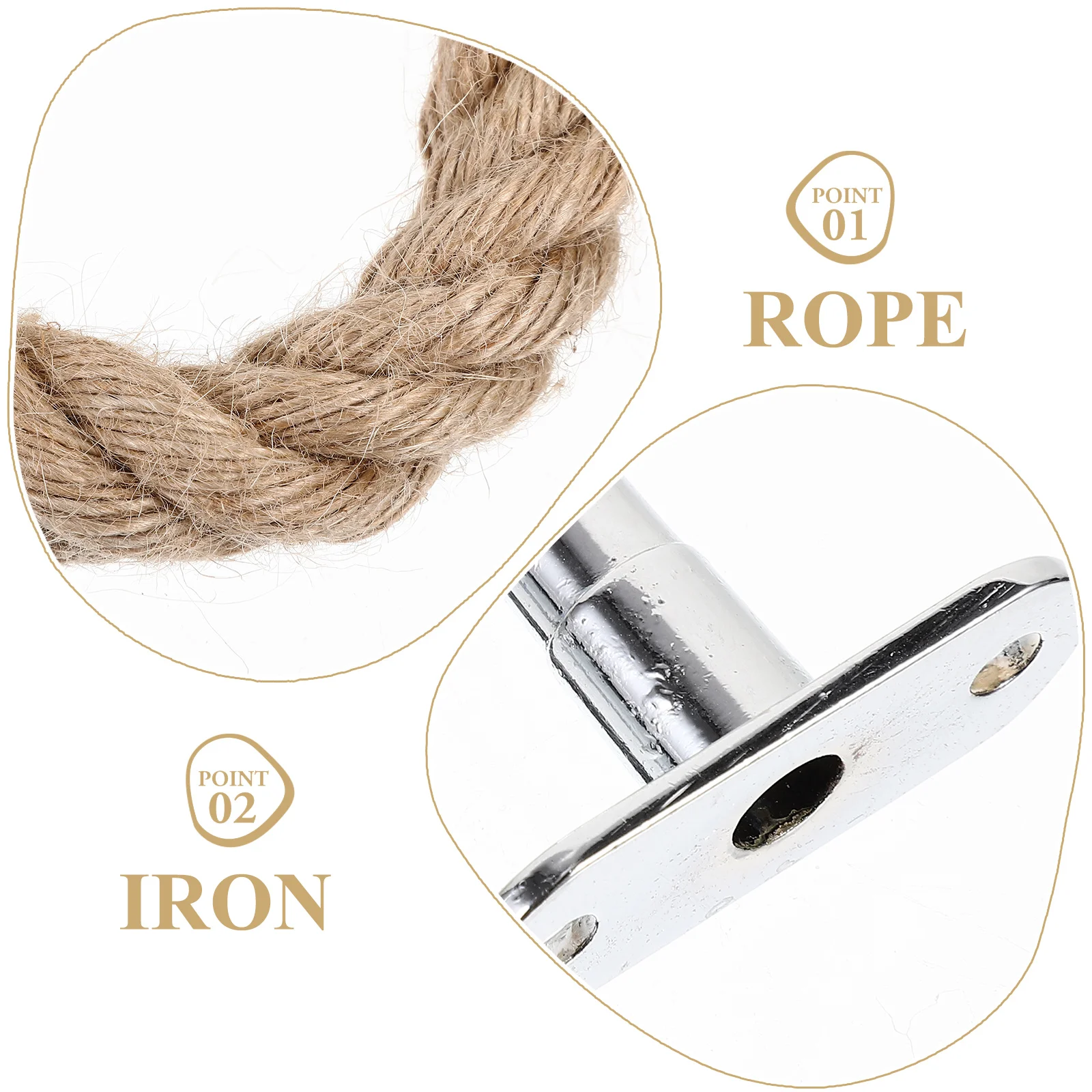 

Hand Towel Holder Bohemian Style Woven Iron Rope Bathroom Wall Mount Towel Rack Rustic Home Decor Bathroom Wall Ring