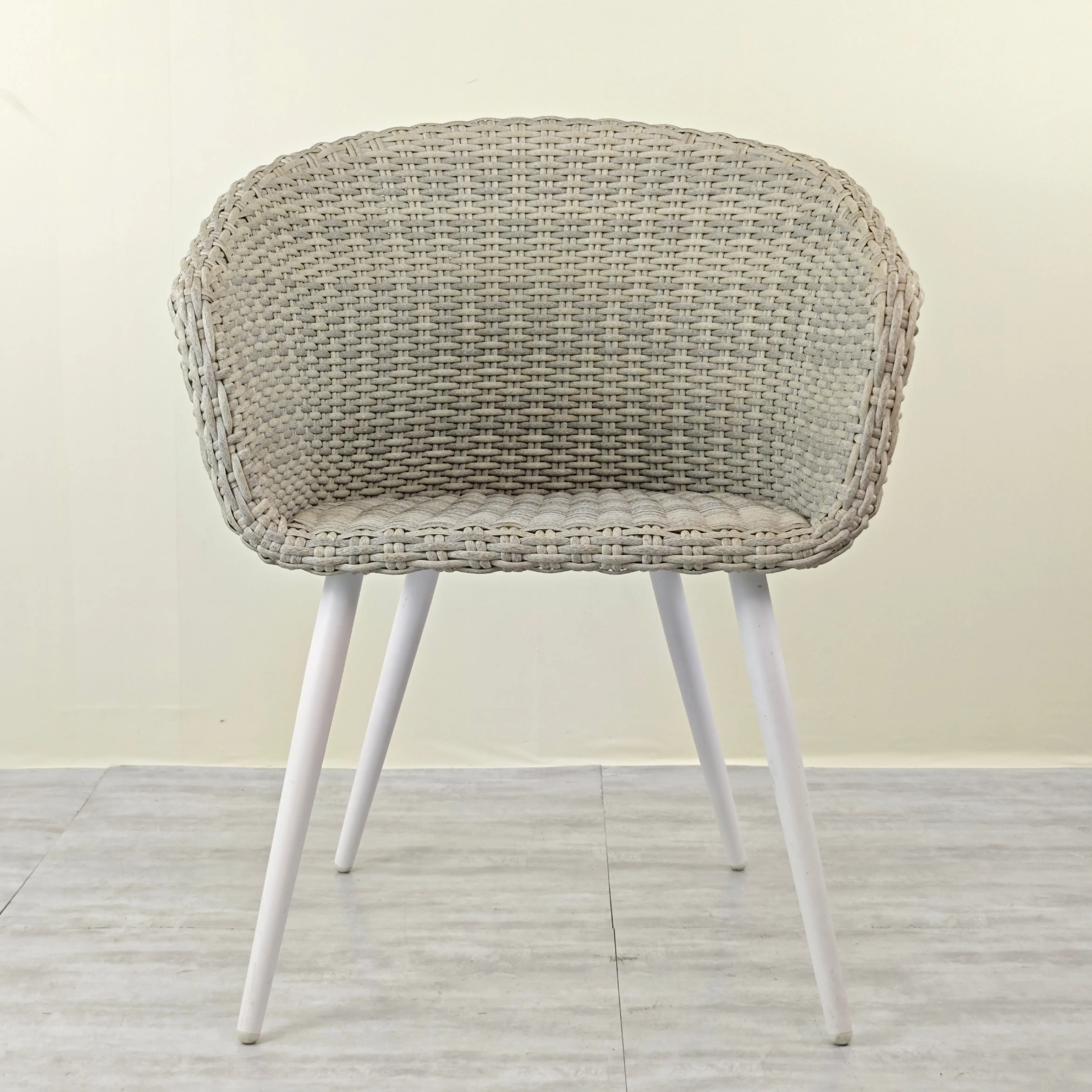 

Для роскошной уличной металлической сборки, садовый стул, кофейни, виллы, отели, заводской магазин, плетение, лоза, балконный стул