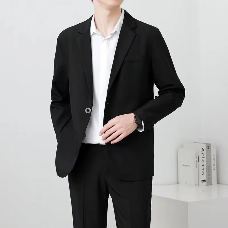 DC3018 light mature style men's small suit spring and autumn Korean version slim light business casual suit jacket men