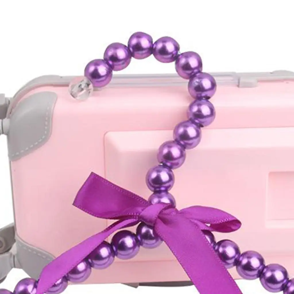 プラスチック製の衣類ハンガー,人形の服のアクセサリー,紫,18インチ,2〜4パック