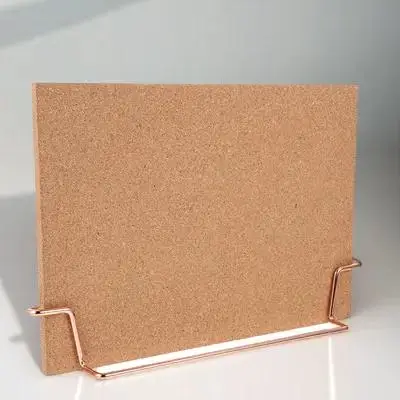1 set cornice in metallo bacheca in sughero messaggio per ufficio foto display bacheca promemoria riutilizzabile per la scrivania bacheca per scrivania