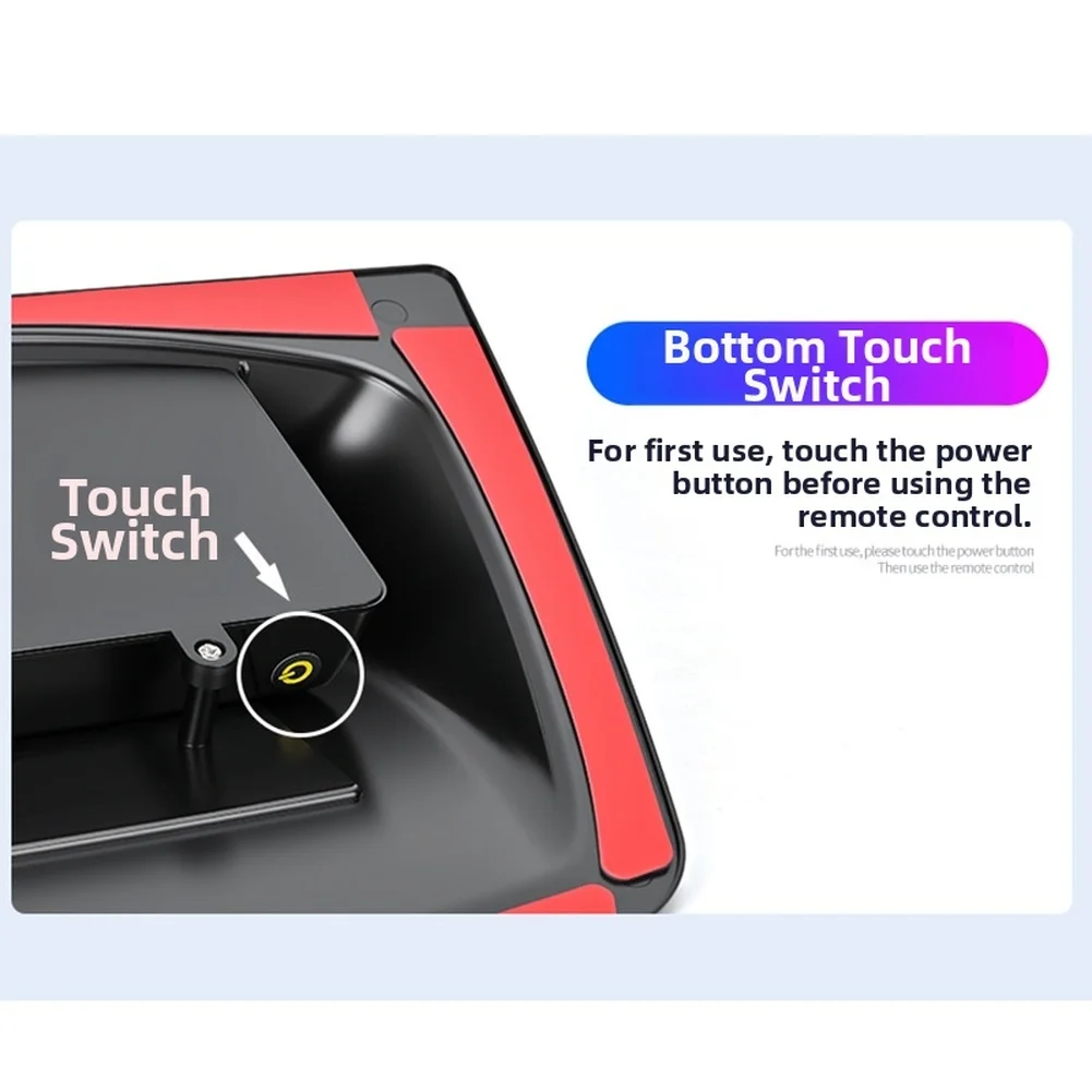 Solar-powered Car Decorativ Cover Light Anti-collision Navigation Light Caution Indicator With Remote Control Car Accessories