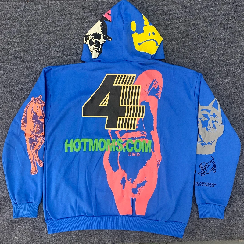 شخصية الكتابة على الجدران هوديي البلوز البلوز فضفاضة ومتعددة الاستخدامات نمط الزوجين الملابس الجمالية نمط الشارع