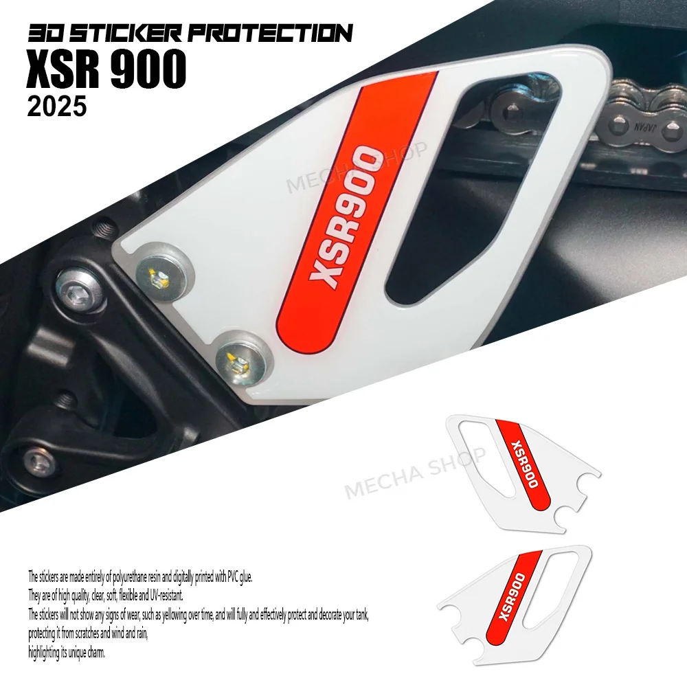 

For xsr 900 Motorcycle 3D Sticker Protected Pedals XSR 900 Compatible with 2022-2025