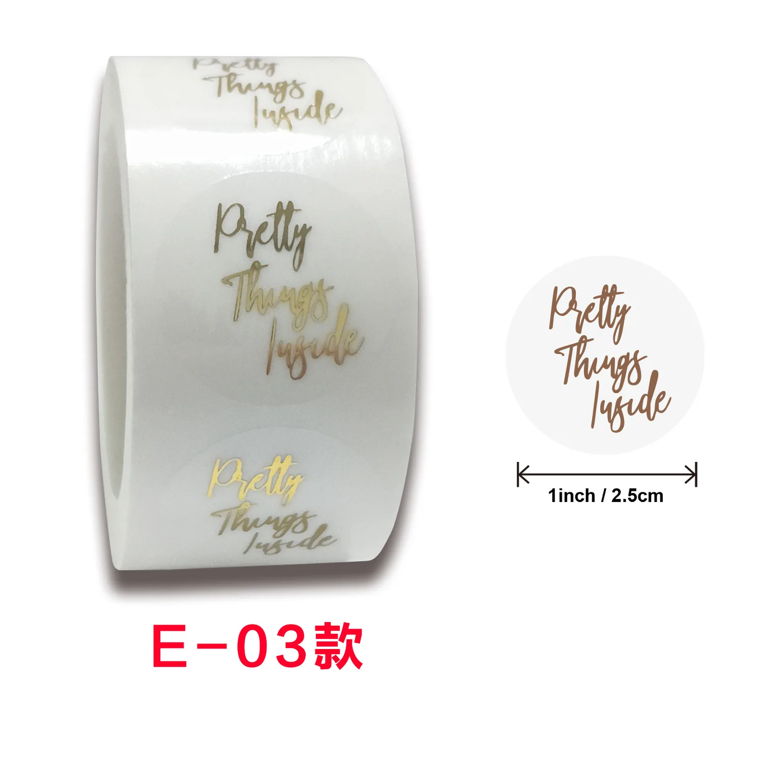 500x Thank You for Your Order Stickers Gold Foil Seal Labels for Small Shop