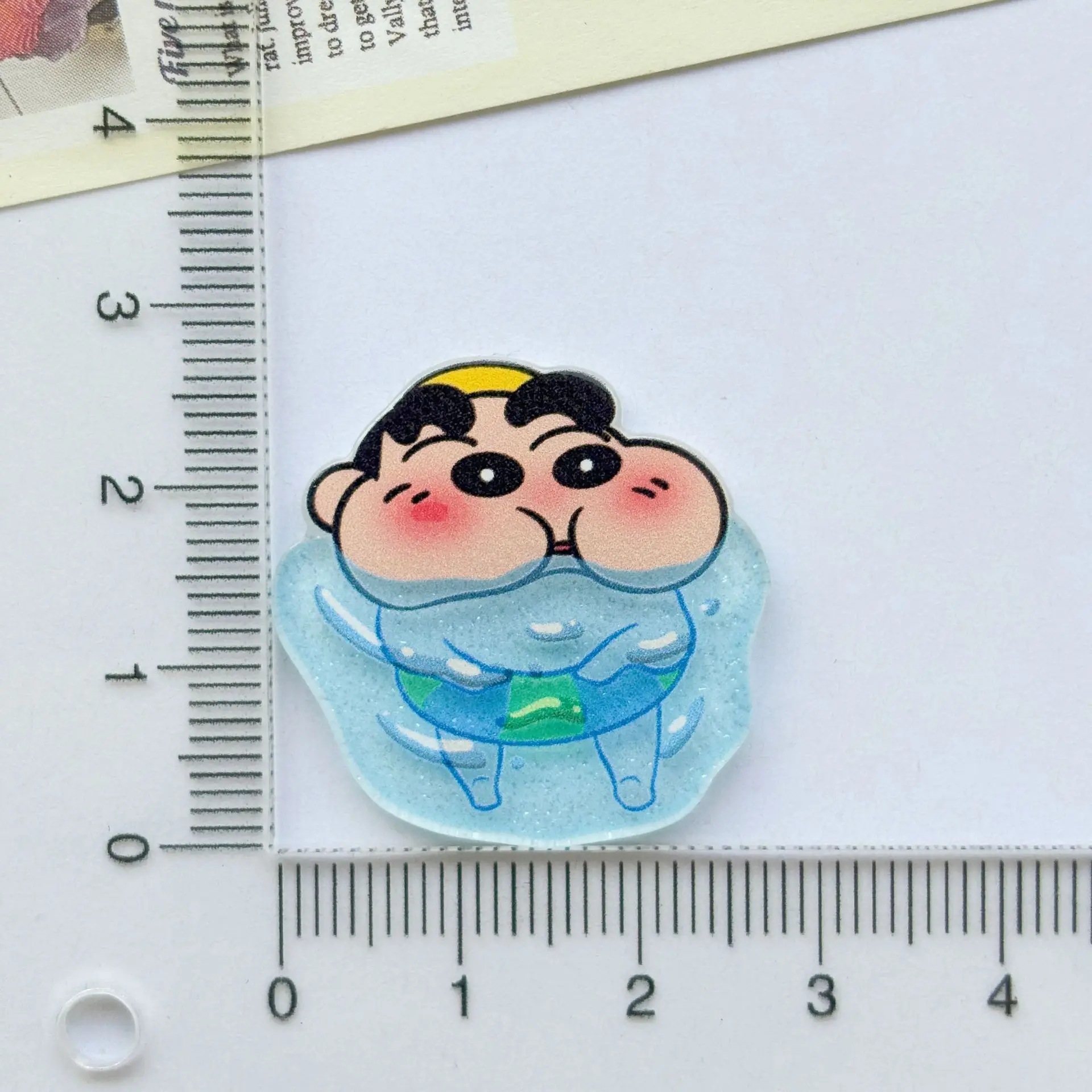 

10Pcs/set Cartoon Crayon Shin-chan Acrylic Brooches Kawaii Cute Girl Heart Cute Brooch Badge DIY Jewelry Pins Hair Trinket
