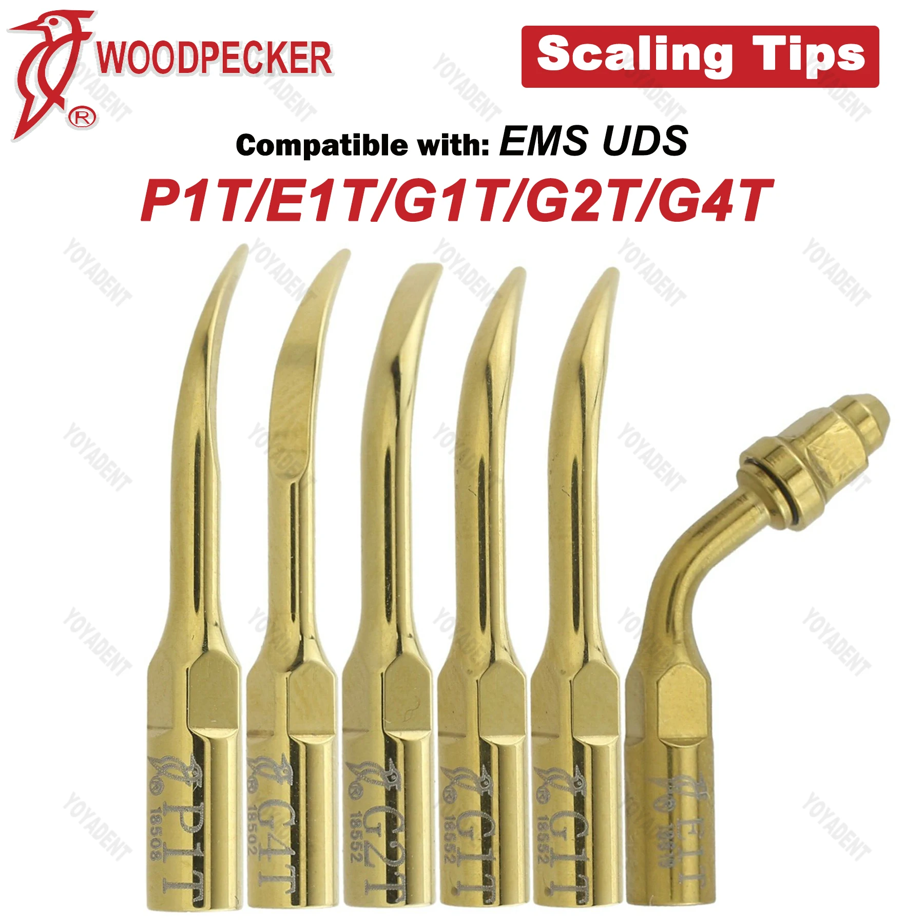 

Woodpecker Dental Ultrasonic Piezo Scaler Tips For Endodontics Fit EMS UDS Scaler Handpiece Dentistry Accessories