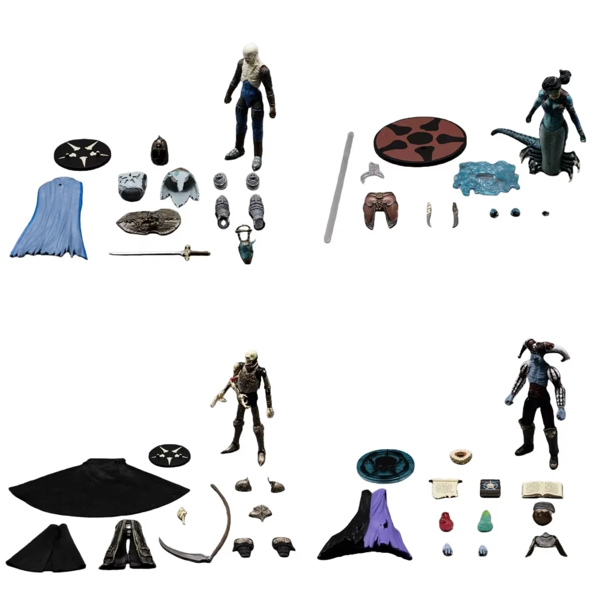 BFS Court Of The Dead Wave 2 عمل الشكل الأصلي PVC تحصيل تمثال Risen Reaper Malavestros Gallevarbe Dreadthane لعبة