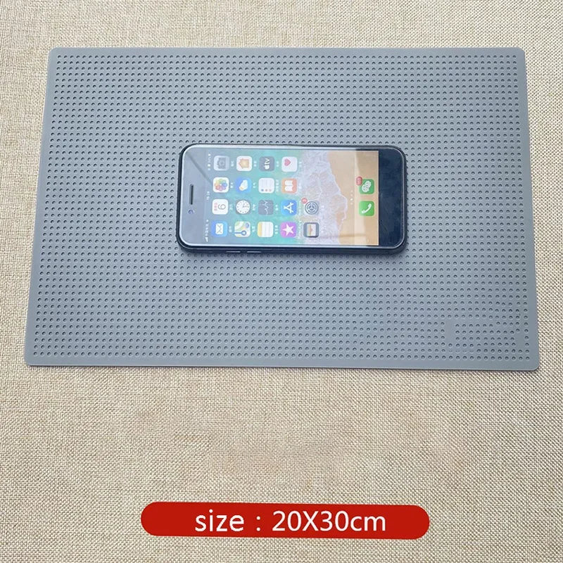 Silikonowa podkładka antypoślizgowa telefon komórkowy arkusz hydrożelowy narzędzia do laminowania naklejka z tyłu narzędzie do naprawy telefonu komórkowego 20x30cm