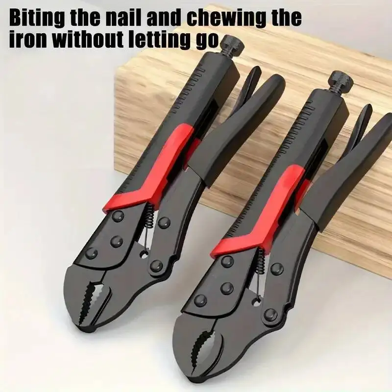 7/9/10 Inch Heavy-Duty Universal Multifunction Manual Fixed Jaw Clamp Tool F Durable Locking Pliers Hand Tools