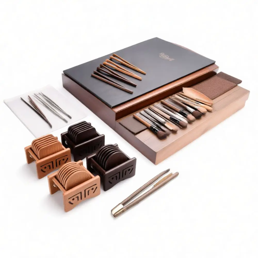 Premium Bamboo Tea Tongs Retro Chinese Style Kung Fu Tools Handcrafted Durable Clip For Holding Hot Water Cups