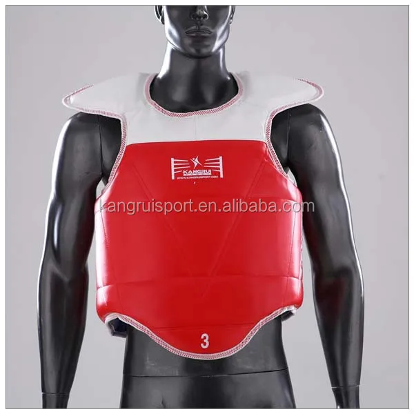 

Reversible Taekwondo Chest Protector Essential Body Gear Guard
