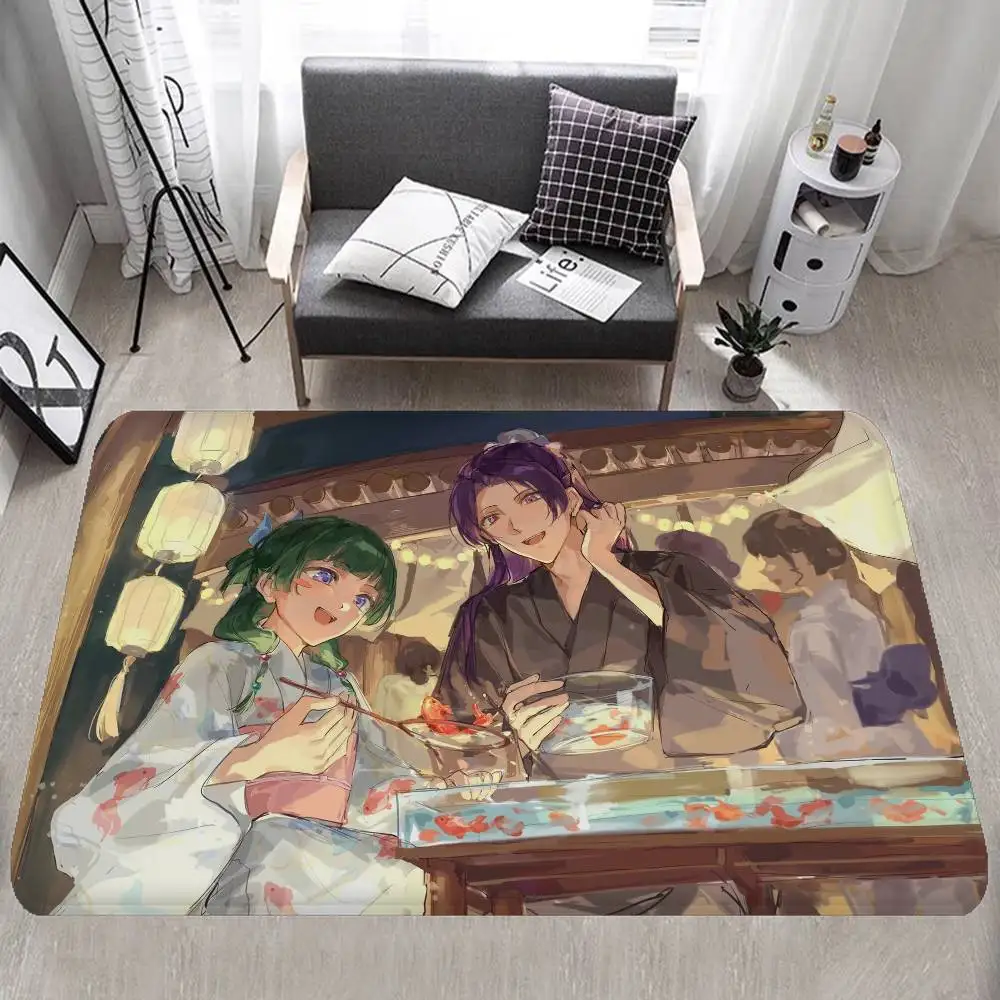 Maomao Jinshi A-Apothecary Diaries Hallway Carpet Washable Non-Slip Living Room Sofa Chairs Area Mat Kitchen Doormat Area Rug