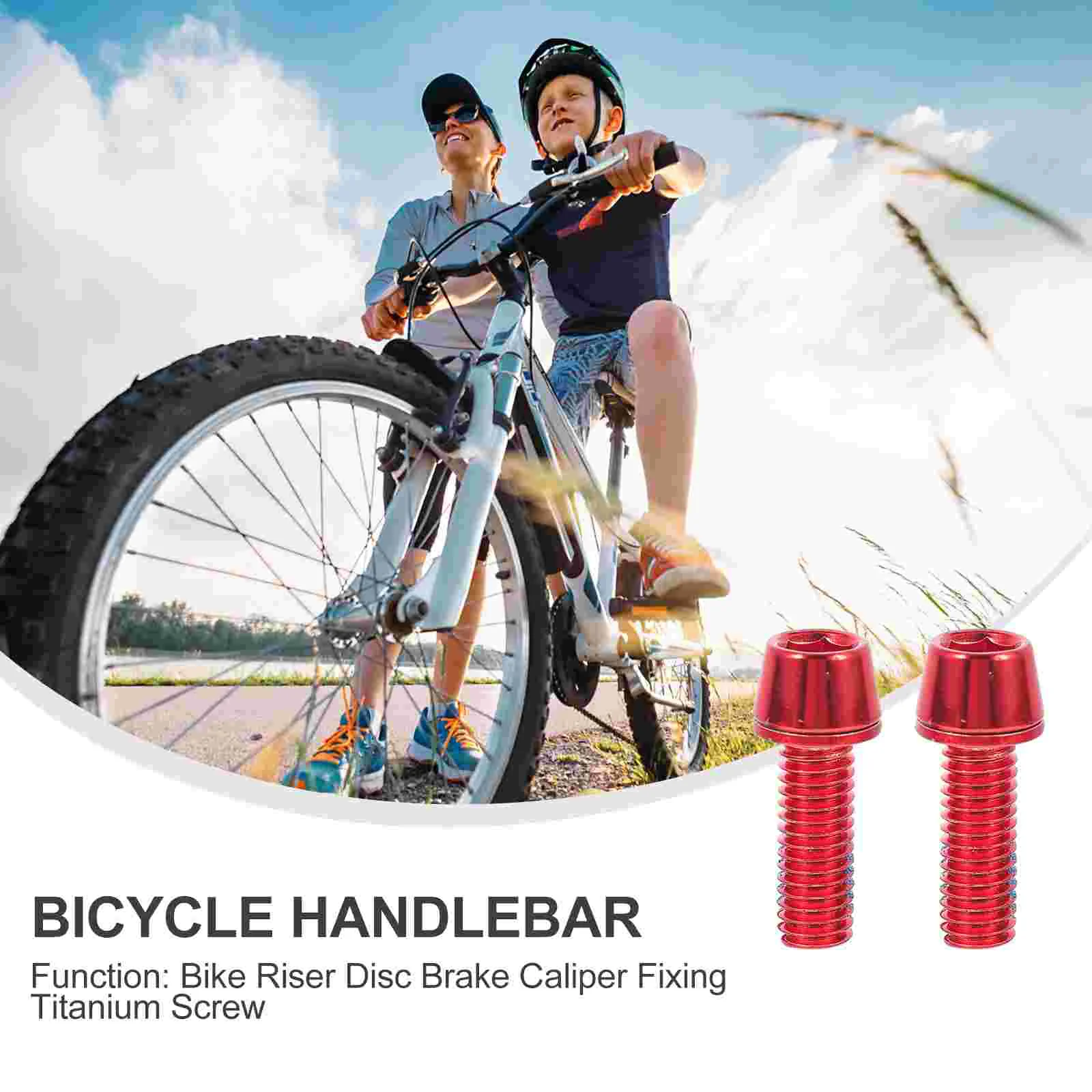 6 uds tornillo de bicicleta accesorios de ciclismo suministros tornillos de disco de freno antioxidación importante