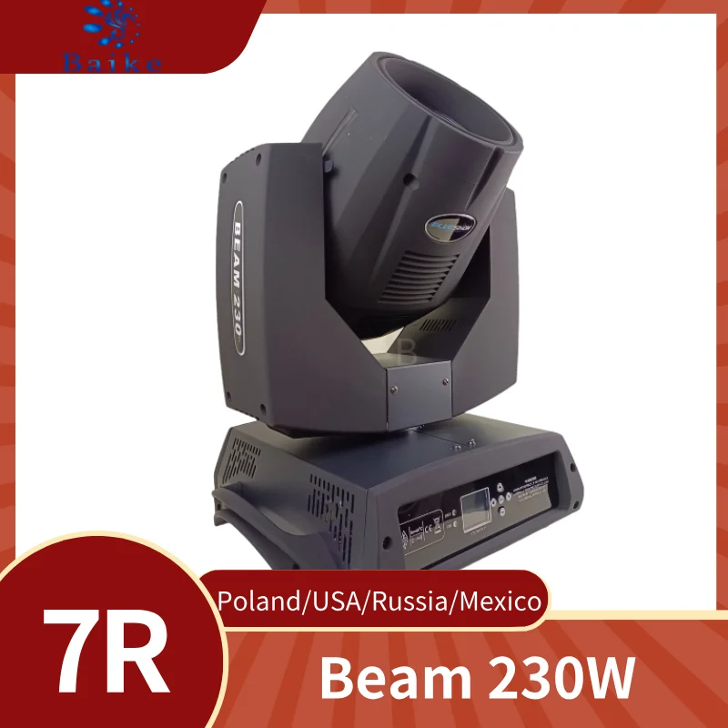 Fast Sharpy Lyre 230W 7R Beam Moving Head Light DMX512 Professional Stage Lighting Effect Light for DJ Disco Party Club Beam 230W 7R