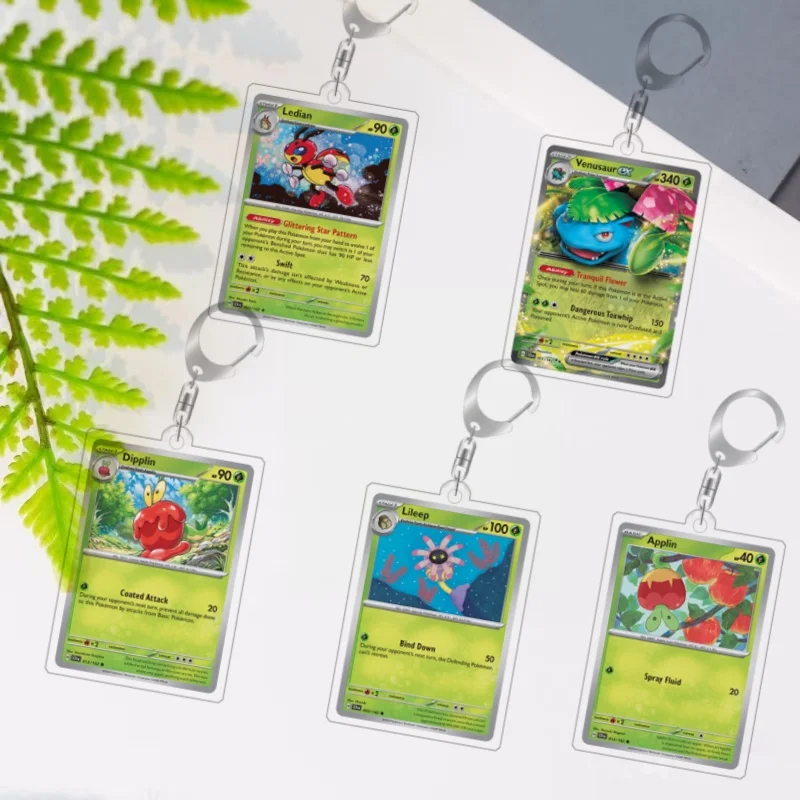 

Для Pokemon Elf Qikchu Venusaur Celebi Gossifleur Ledyba Lileep Self Made акриловый мультфильм аниме брелок кулон 5 см игрушка в подарок