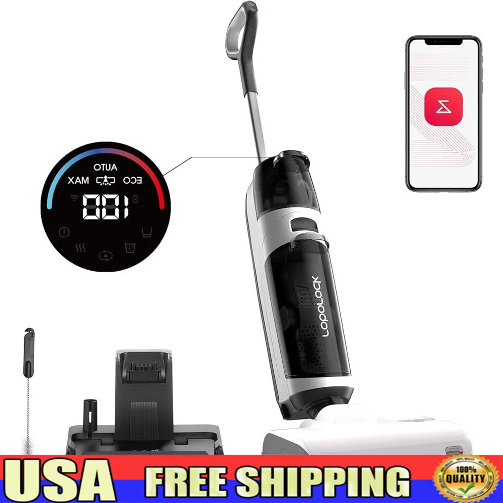 

Dyad Pro Wet Dry Vacuum Cleaner Cordless Mop Self-Cleaning System 17000Pa Suction Edge-to-Edge Cleaning Adaptive Cleaning App