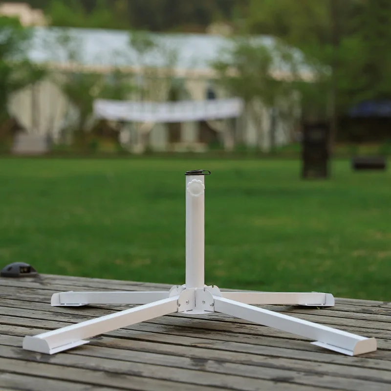 Foldable Portable Four-Legged Base Stand for Outdoor Beach Parasol Cross Umbrella Base