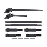 Hardened Steel Universal Joint Straight Shaft Portal Stub Shafts for 1/10 RC Crawler Vanquish VS4-10 Phoenix F10 Portal Axle