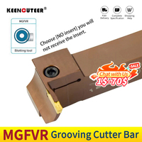 MGFVR MGFVR320 MGFVR325 spring steel 7-Shaped Face Groove Cutter Double Head Turning Tool Holder For Carbide Insert MGGN/MGMN300