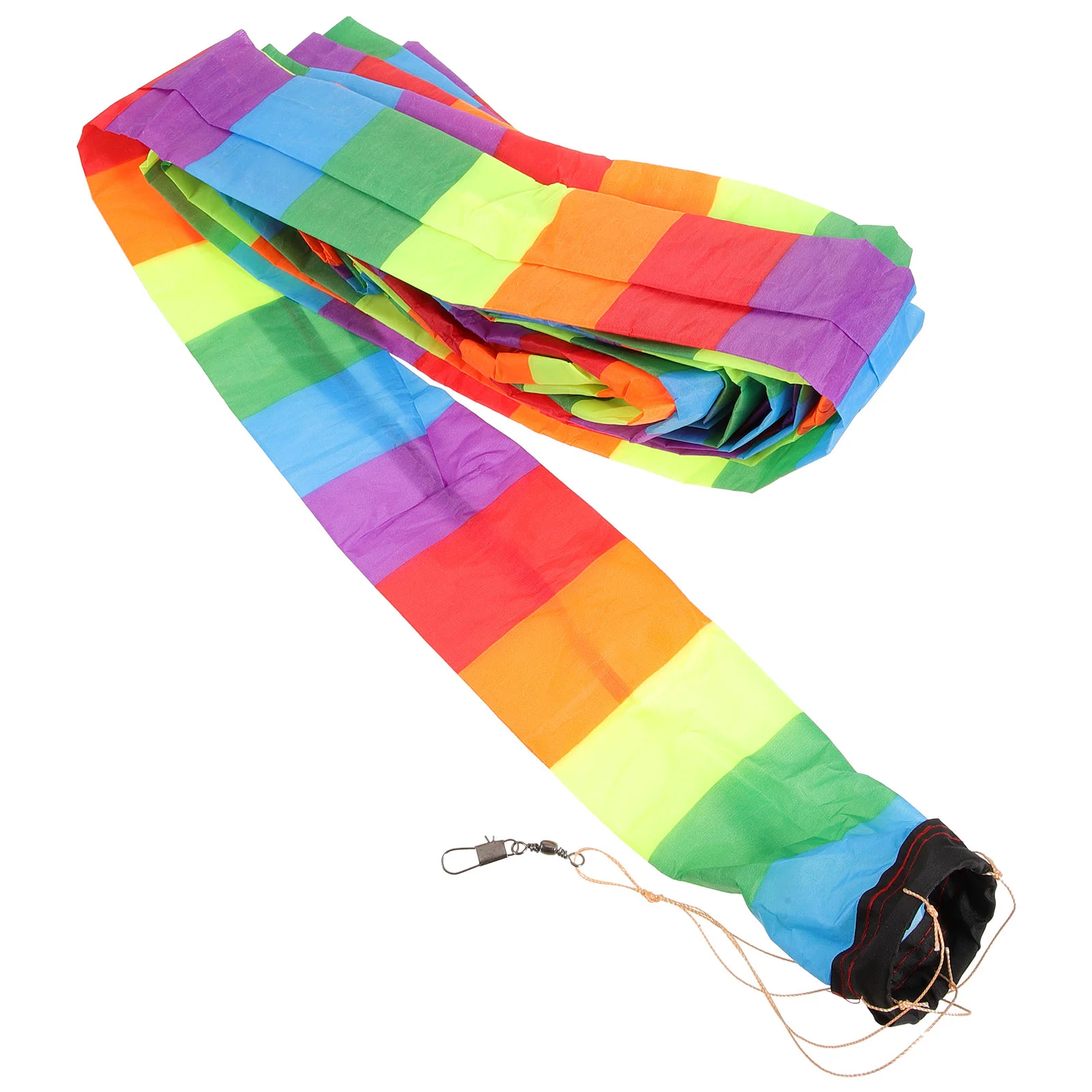 Dreidimensionale Reifen Regenbogen Kite Schwanz Kind Drachen DIY Kits Chemische Faser Tuch Party Im Freien Luftschlangen Dekorationen