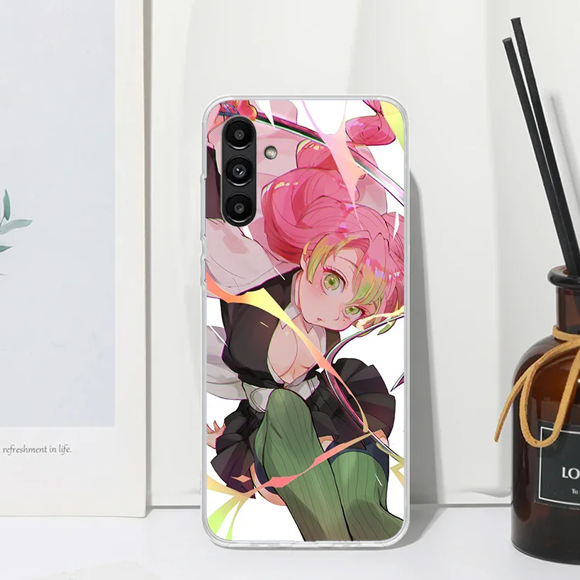 Demon Slayer Kanroji Mitsuri Phone Case For Samsung Galaxy A15 A25 A35 A55 A14 A24 A34 A54 A13 A23 A33 A53 A12 A22 A32 A52 A05S