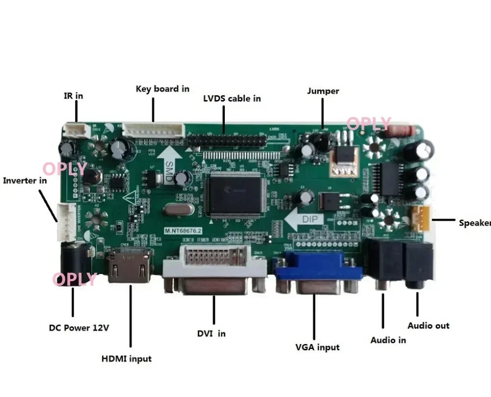 Imagem -03 - Placa Controladora Led Compatível com Hdmi Painel Dvi e Vga 215 Pol Lm215wf3-sl1 Lm215wf3-sls1 Lm215wf3-sls2 Lm215wf3-slz2