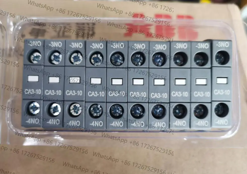 2 peça novos accesorios originales contactor contacto auxiliar normalmente abierto CA3-10 1NO