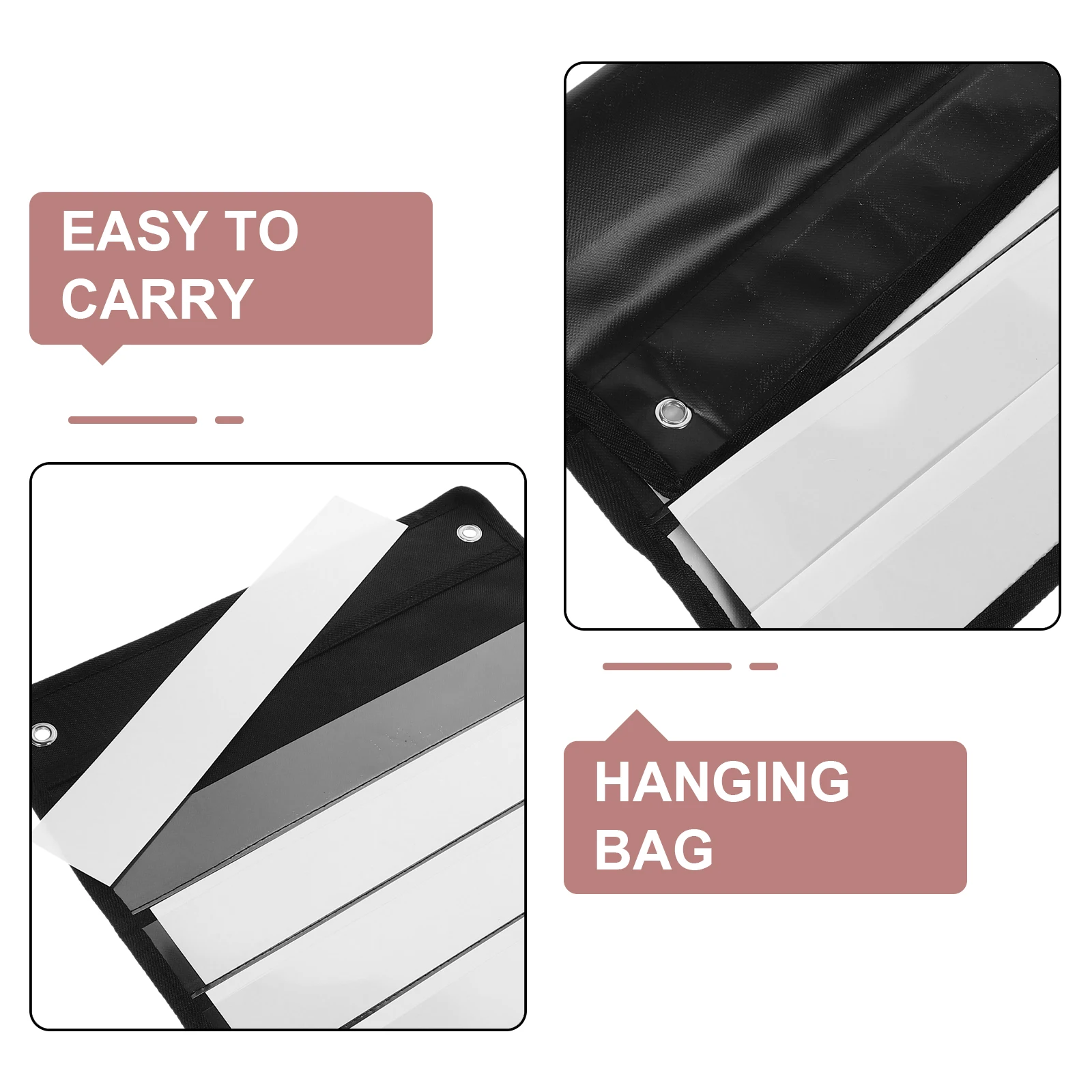 

1 set 1 Set Magnetic Hanging Pouch Wall File Rack Organizer For Classroom Home Office Daily Schedule Board Pocket Chart