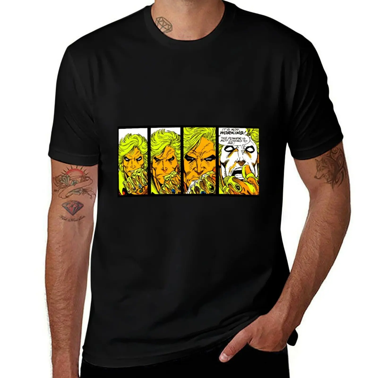 

Adam Warlock T-Shirt printed t shirts for man t shirts for man slim fit t shirt man casual T-shirt