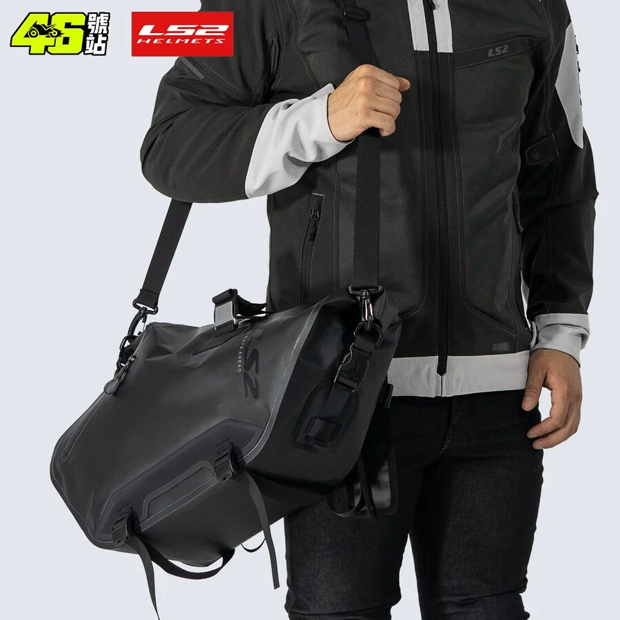 LS2 Motorcycle Saddlebags 20L+20L Saddle Bags Motorcycles Skiing Travel Hiking Camping Luggage Bag Universal Motorcycle Accesso