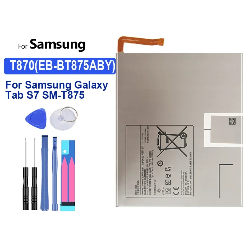 

Для Samsung Galaxy Tab S7 11, сменный аккумулятор для планшета, 8000 мАч