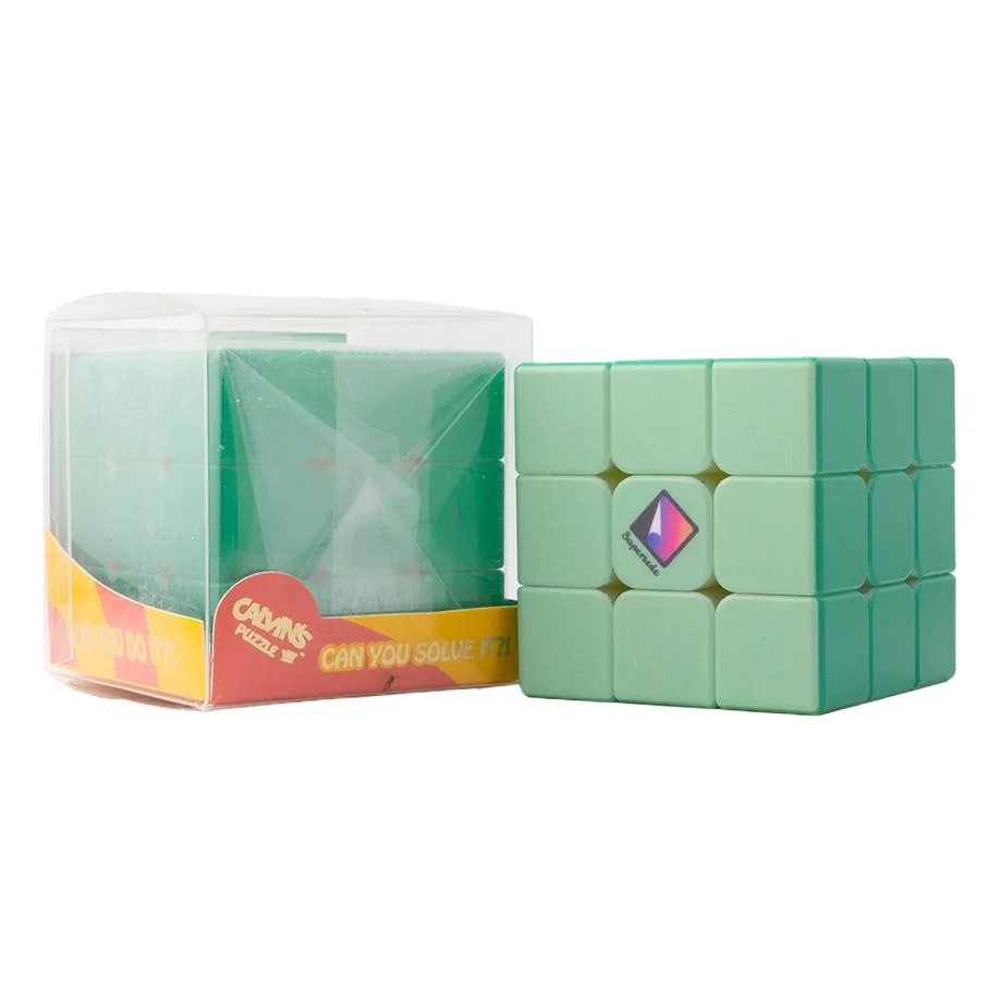 Calvin's Green Gradient 3x3x3 Cube Magic Cube bez naklejek Profesjonalna układanka Cubo Magico Chileren Gift Toy