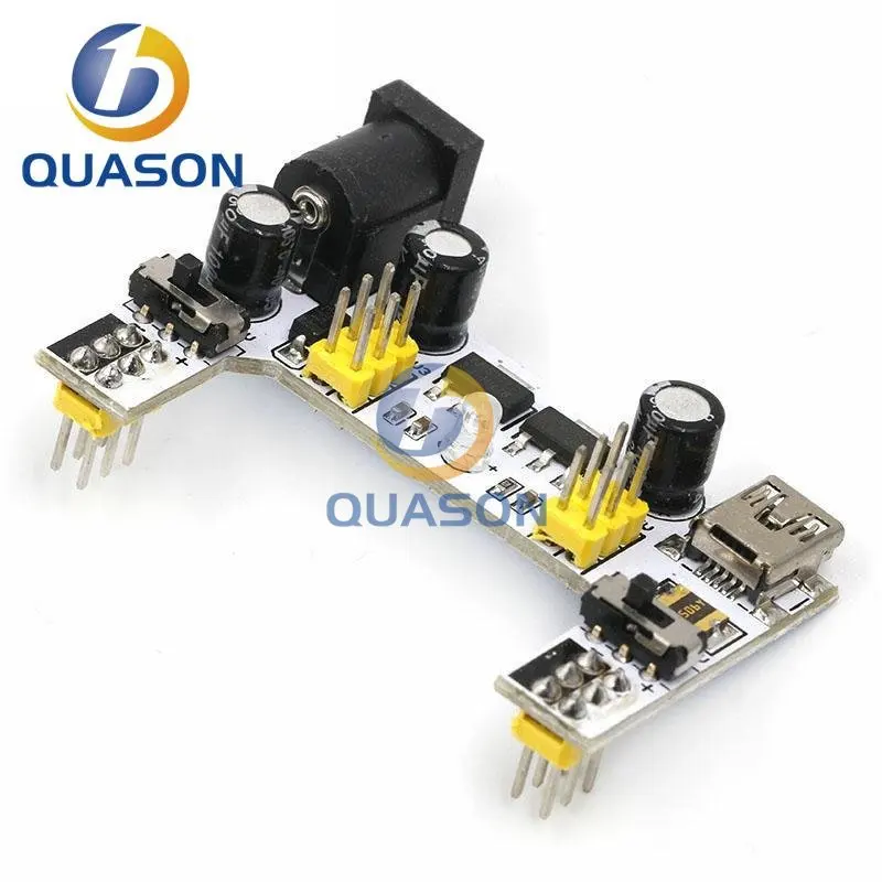 1PCS Breadboard Power Supply Module /mb102 white Breadboard Dedicated Power Module 2-way 3.3V 5V MB-102 Solderless Bread Board