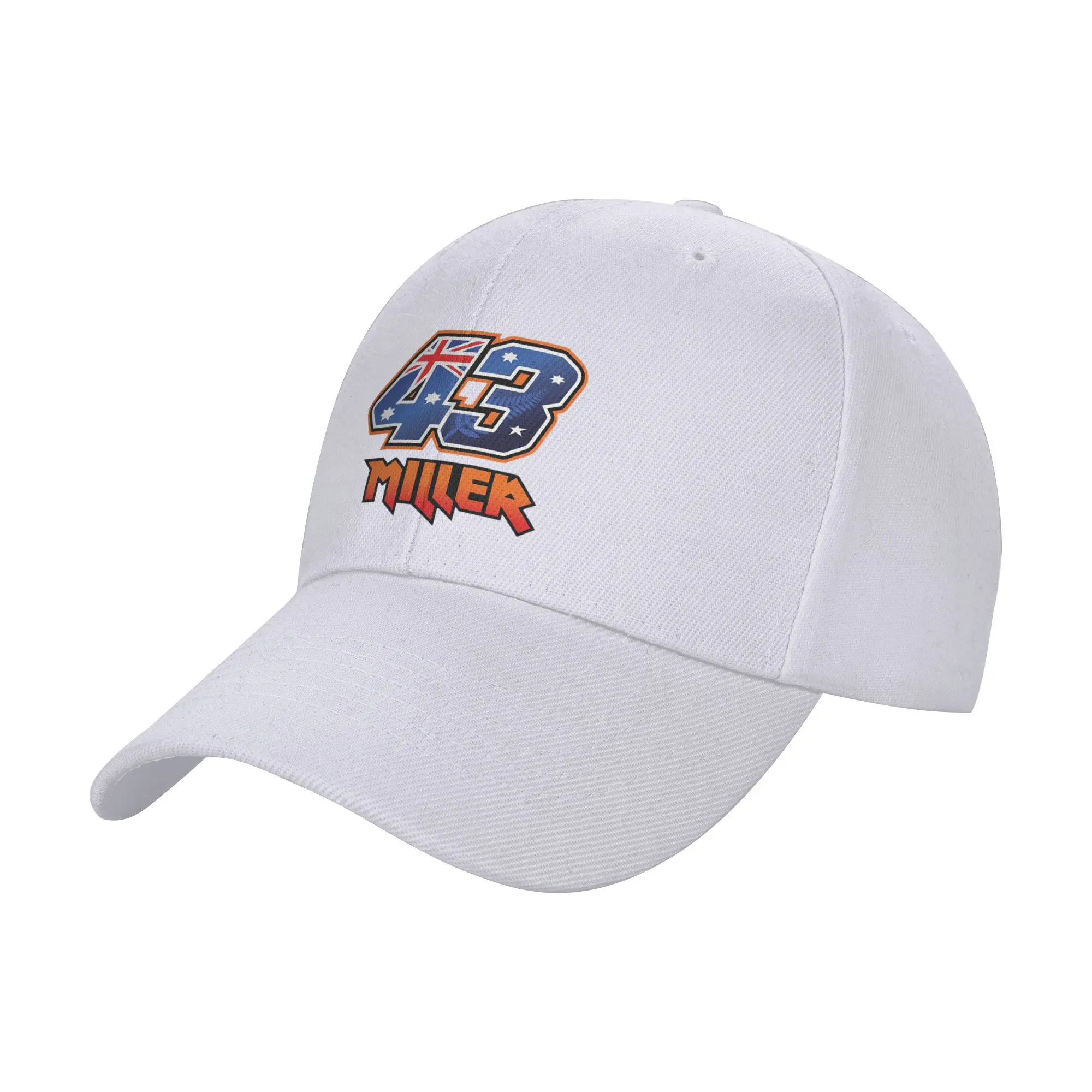 

Unisex Baseball Hats Jack Miller Number 43 Outdoor Streetwear Summer Sports Baseball Caps Hip Hop Cap Casquette Hats
