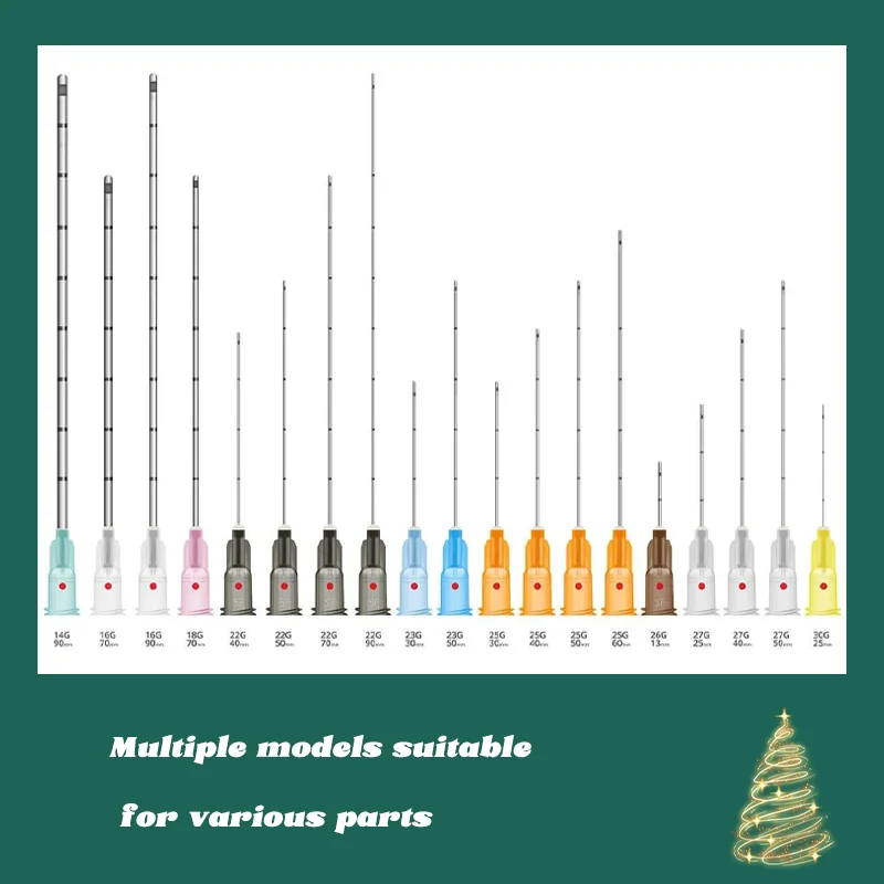 50 قطعة أنبوب حقن مملوء 21G22G27G14G18G23G25G ملحقات إبرة الوشم الحادة الصغيرة #5