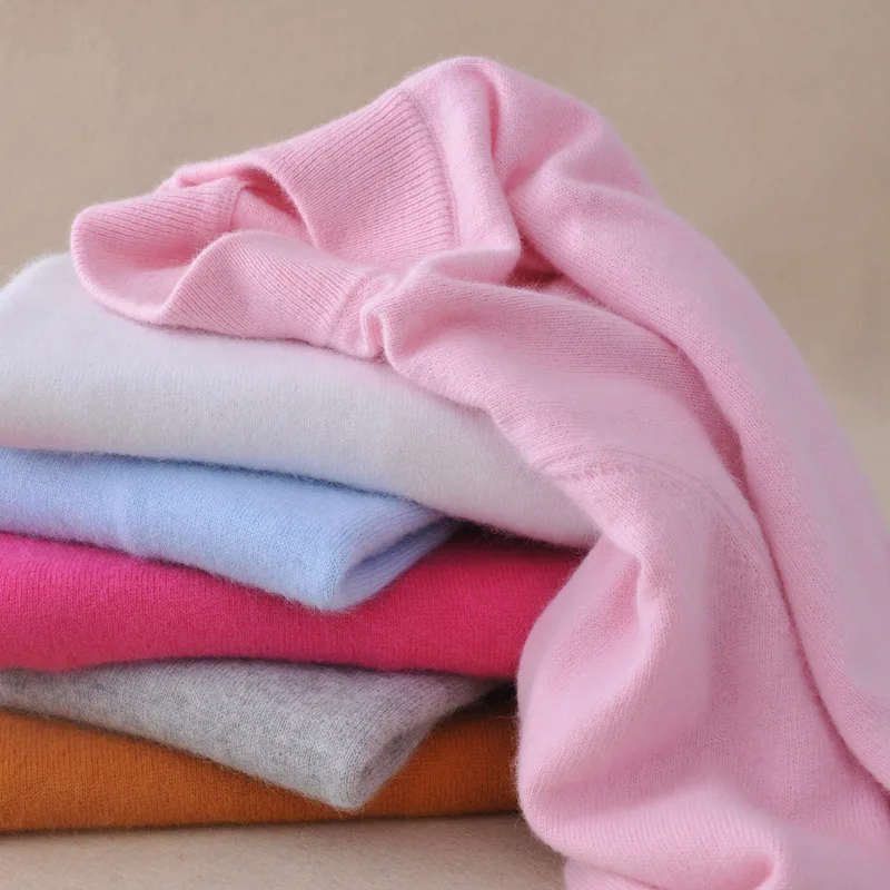 Autumn Winter New Pullover Knitted Sweater Women's Semi-turtleneck Bottoming Shirt Solid Color Knitted Sweater Female Knitwear