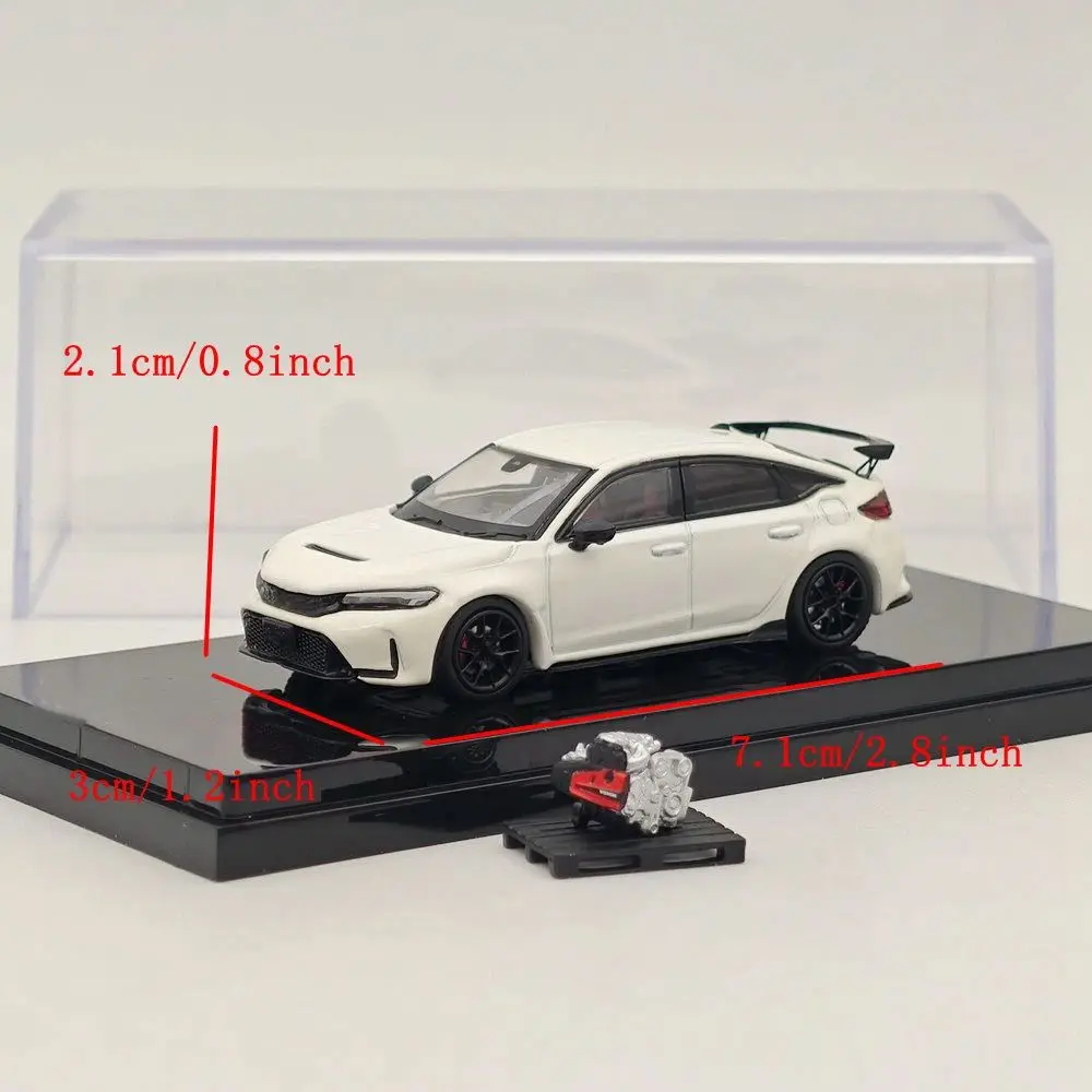 Hobby Japan 1/64 für CIVIC TYPE R (FL5) HJ641063 Diecast Model Car Miniature Collection Toy Vehicle Models