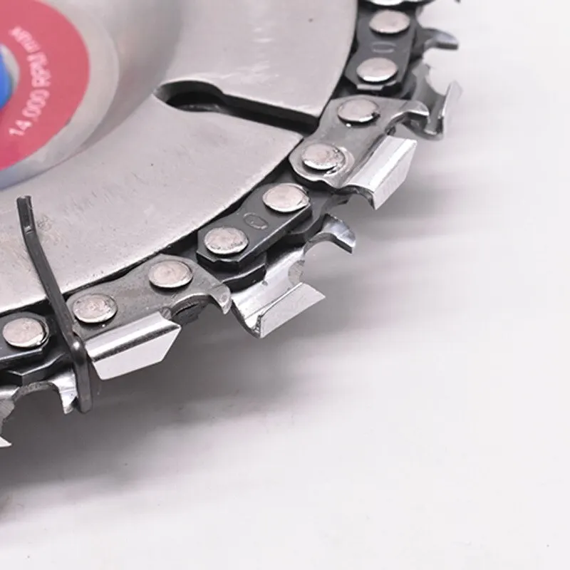 4 22 Tooth Chain Disc Saw Blade Multifunctional Machine Woodworking Wood Metal Grooving Cutting Tool
