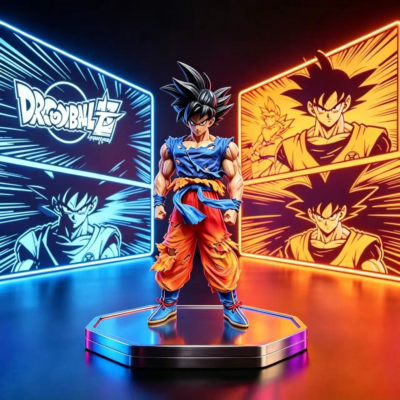 

Коллекционная фигурка Bandai Dragon Ball Super: Гоку в поврежденном виде, большая аниме-модель, подарок для мальчиков, экшн-фигурка для демонстрации