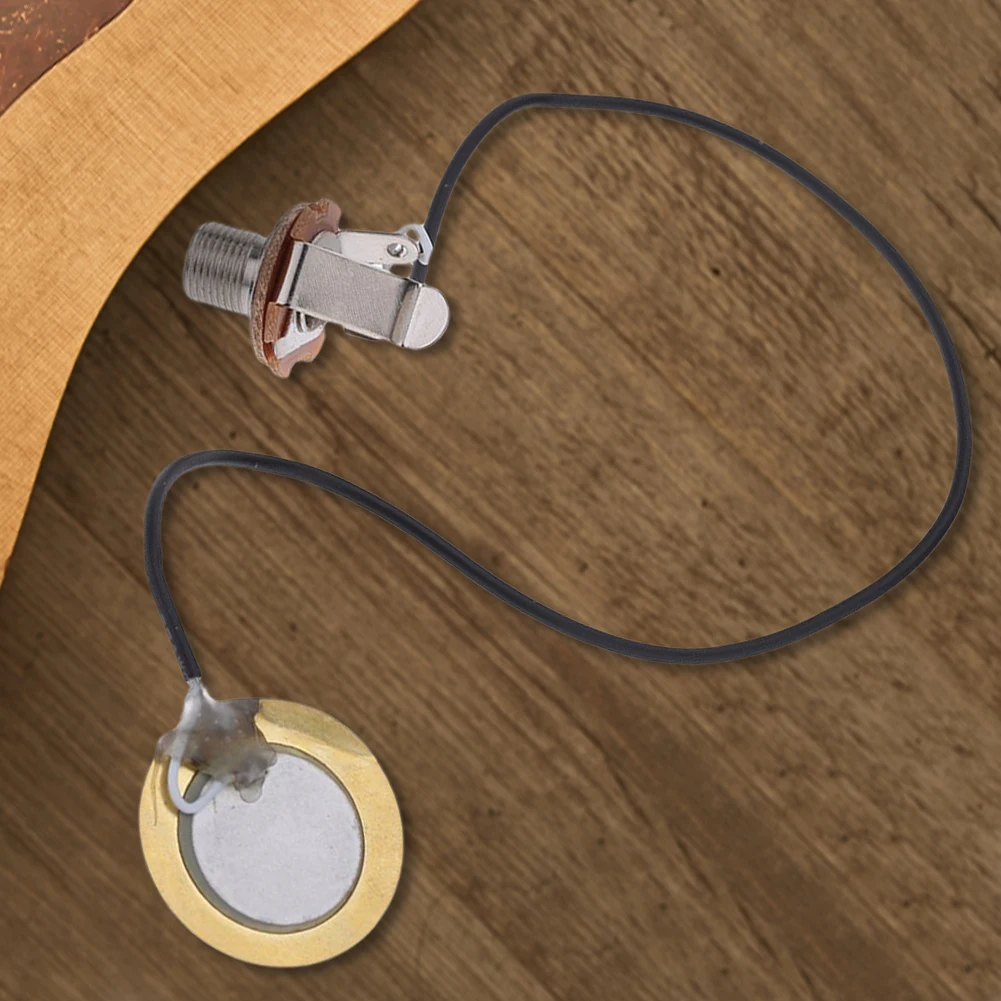 Pickup Piezo Transducer Pickups Prewired Amplifier Self-Adhesive Pickup Transducer Universal Musical Instrument Accessories