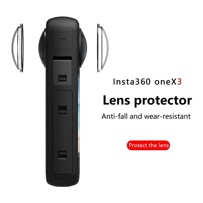 PC Lens Guard Protector for Insta360 OneX2 Lens Protection Cover for Tesla Model Y Juniper Front Camera YDSXJPJ03