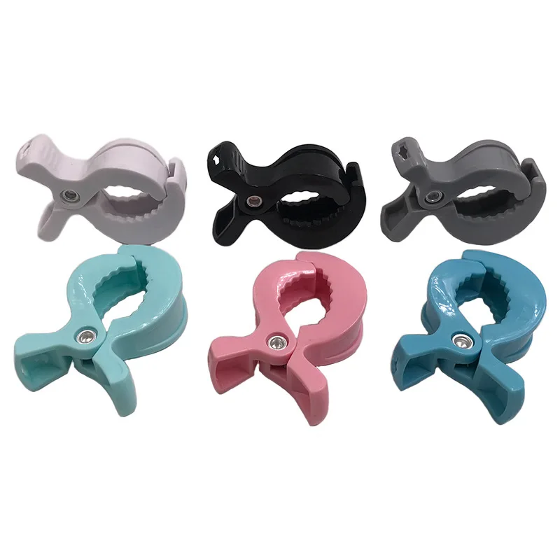 Baby Colorful Car Seat Accessories Plastic Pushchair Toy Clip Pram Stroller Hook Cover Blanket Mosquito Net Clips