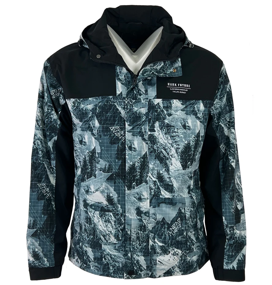 

Водонепроницаемая ветрозащитная куртка со съемным капюшоном для весенне-осенних и зимних видов спорта, для альпинизма, модная городская одежда с длинными рукавами