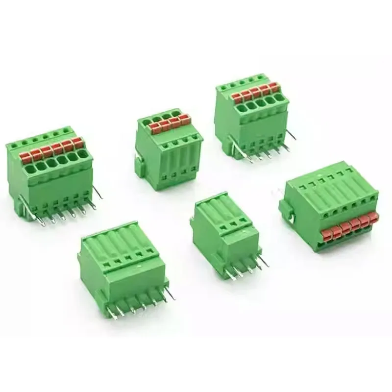 10Pcs JM2EDGKDS/L/2.5/2. 54mm pitch 241 direct soldering PCB spring type integrated solder-free 2EDGKDR/V