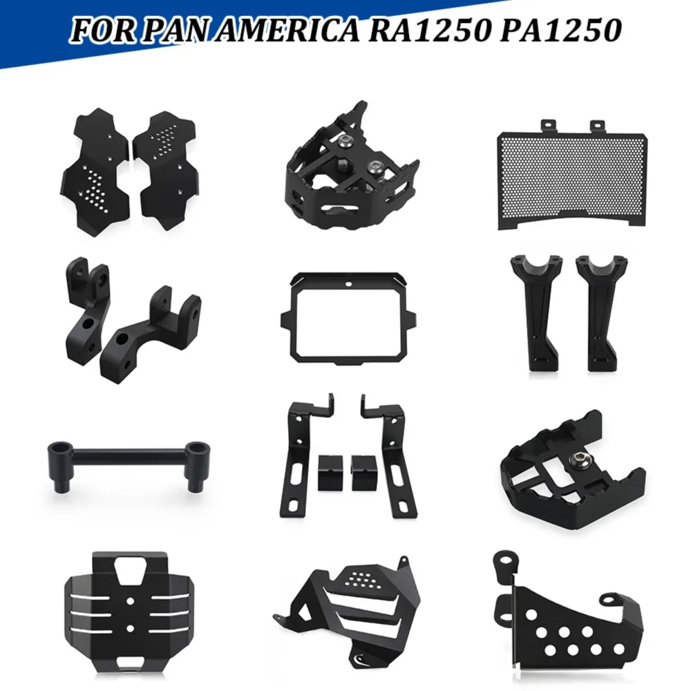 

Rear Lifting Handle Foot Brake Pedal Handlebar Riser For Pan America 1250 S RA1250 PA1250 Special Side Stand Side Fairing guard