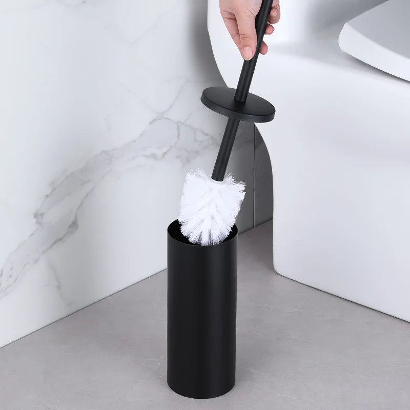 

Щетка для унитаза из нержавеющей стали WallMount E21 с чистящей палкой и чашкой-держателем
