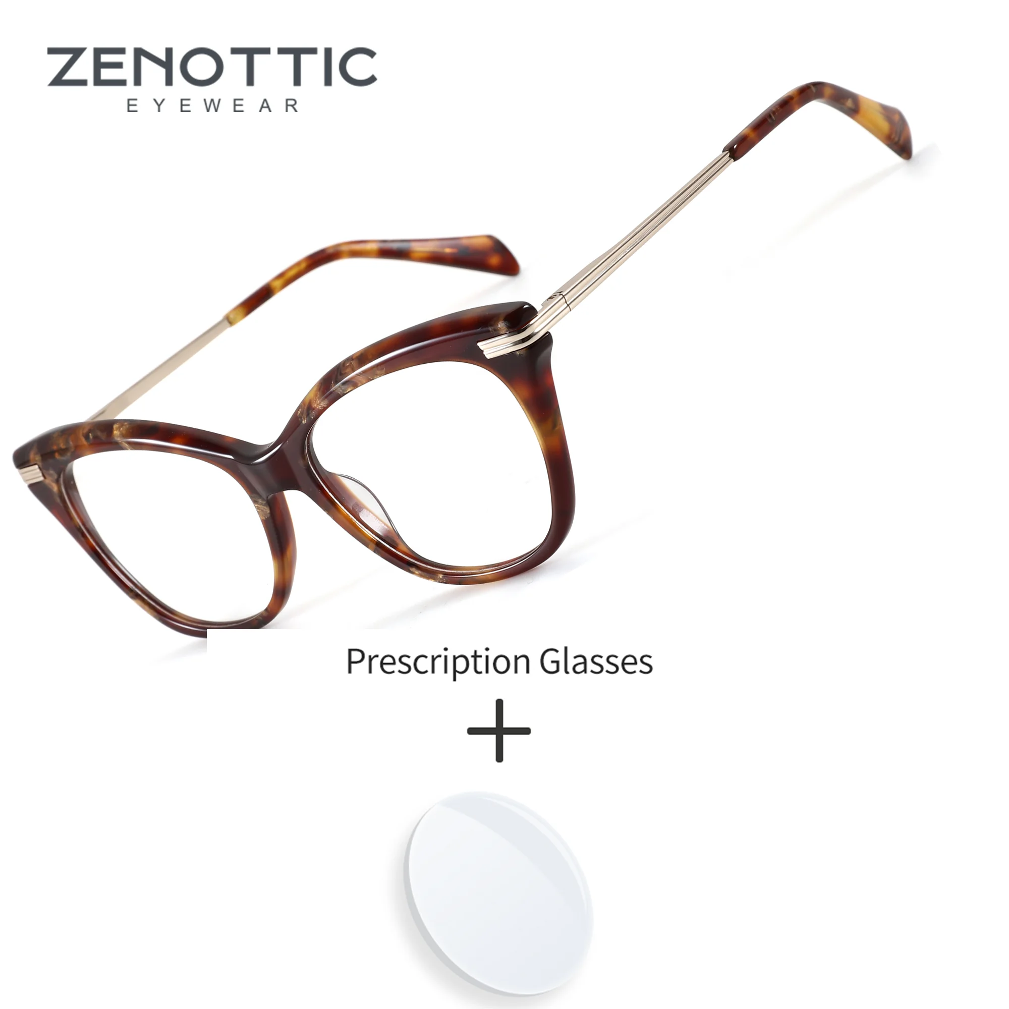 zenottic-xl-サイズキャットアイ手作りアセテート女性処方眼鏡多焦点フォトクロミック抗青色光近視眼鏡