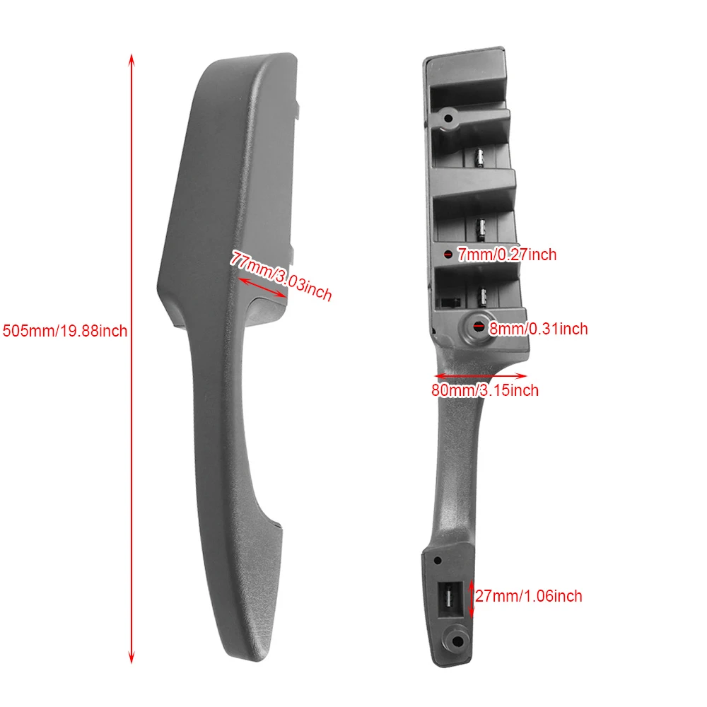 Left/Right Car Interior Inside Pull Auto Door Handle Protector Armrest for Chevrolet Express 1500 2500 3500 2003 2004-2018