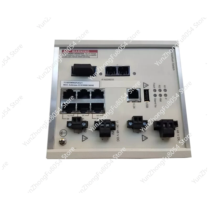 

Медный + 2 оптоволоконных многомодовых для TCSESM063F2CU1, переключатель управления расширениями, 6TX/2FX-MM, 6 портов